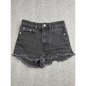 Zara Women's Black Denim Shorts Size 2